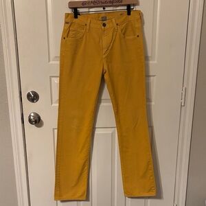 Citizens of humanity Sid yellow Straight-Leg Jeans 30